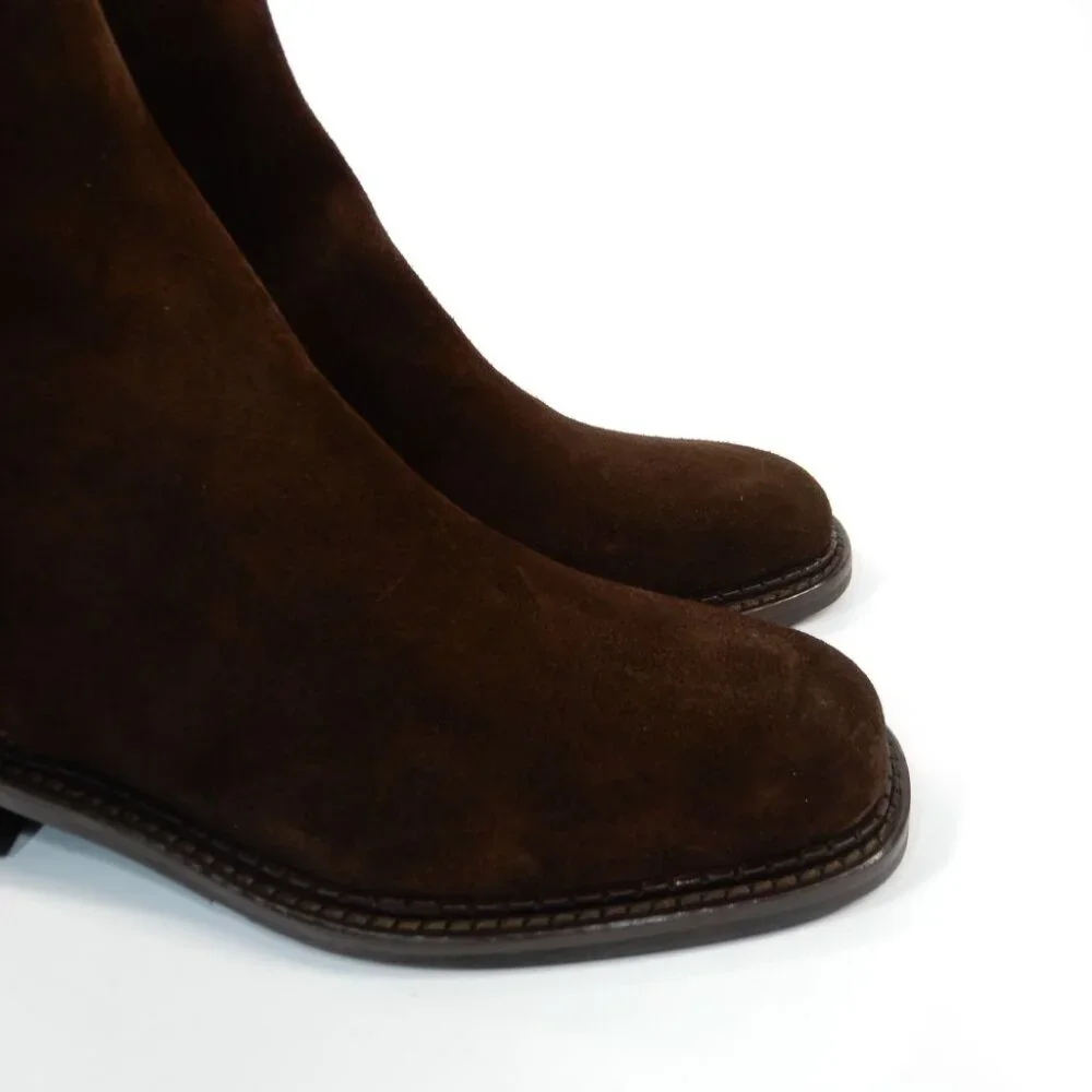 La Canadienne Selina City Dry Waterproof Bootie Boots Size 5.5 Brown Suede NEW - Picture 12 of 15